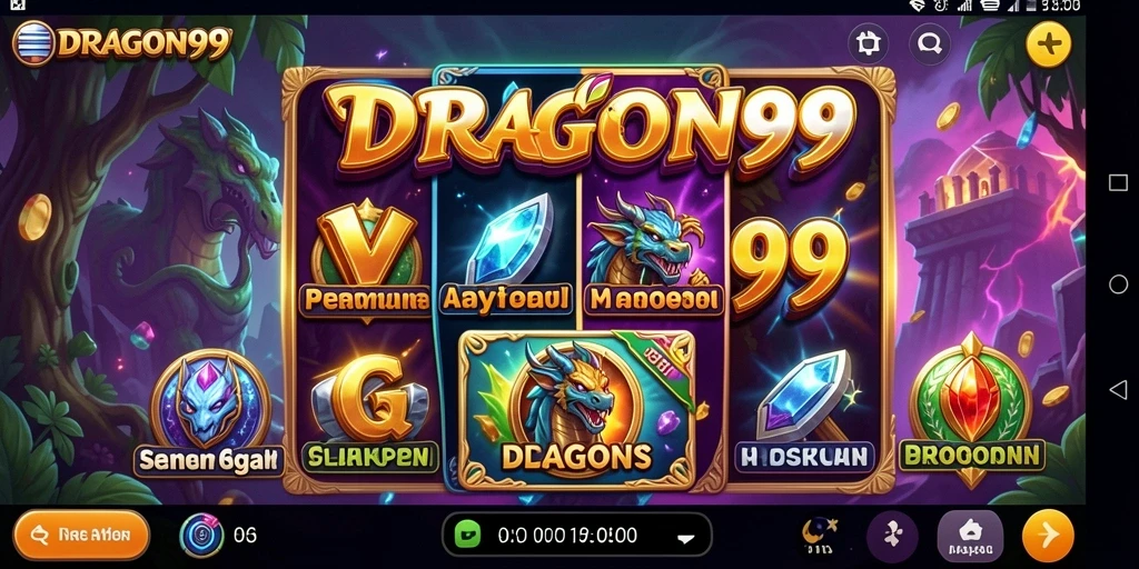 Tampilan permainan slot yang seru di DRAGON99 dengan grafis memukau.