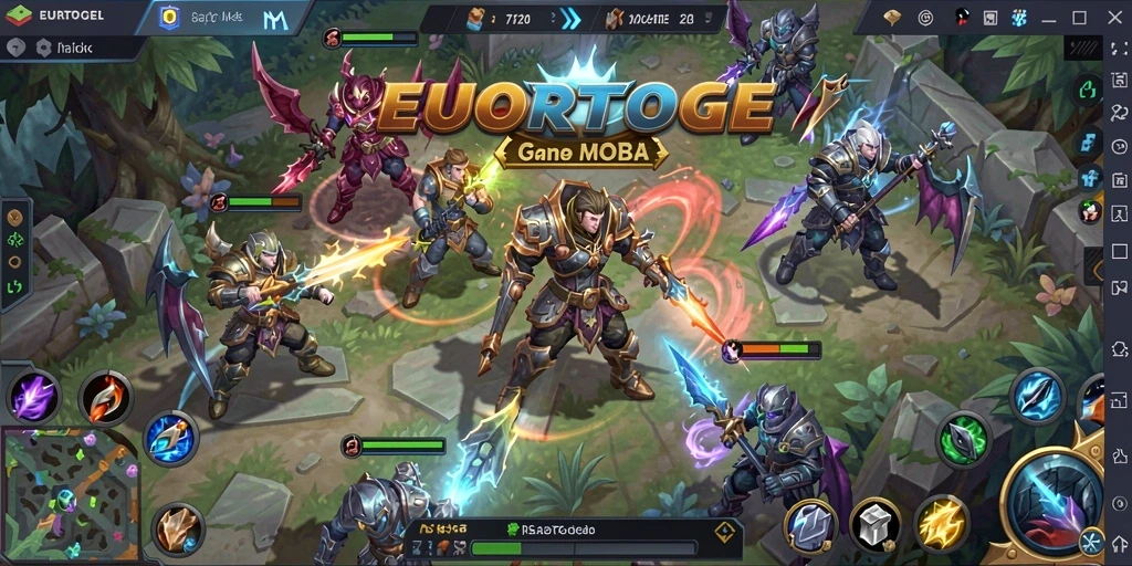 Screenshot gameplay EUROTOGEL yang penuh aksi dan strategi.