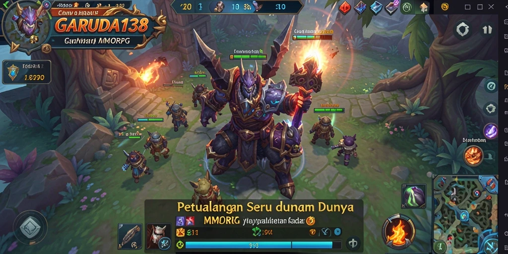 Tampilan gameplay seru dan mendalam di GARUDA138.
