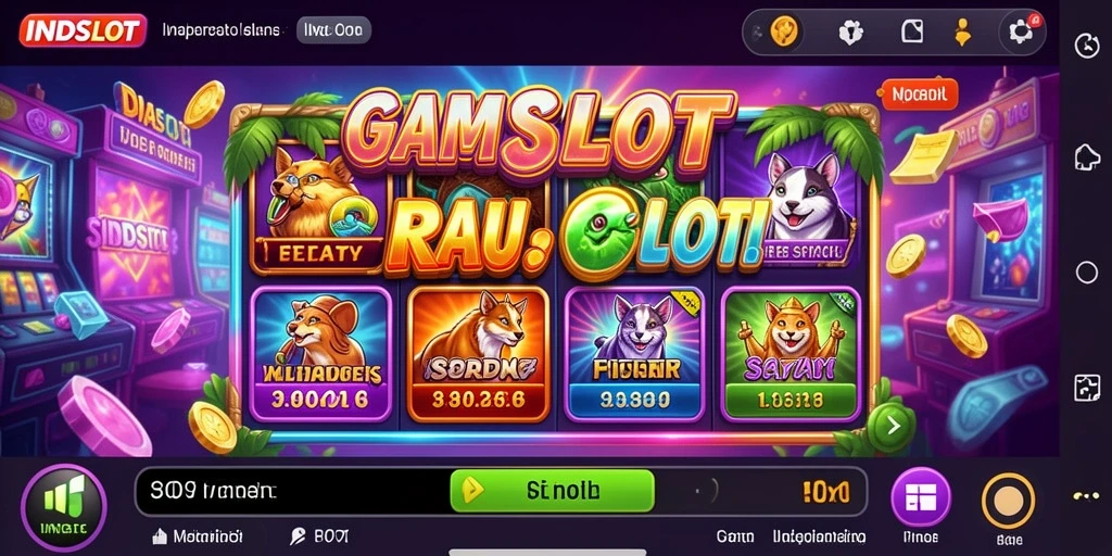 Tampilan menarik dari gameplay Slot INDSLOT.