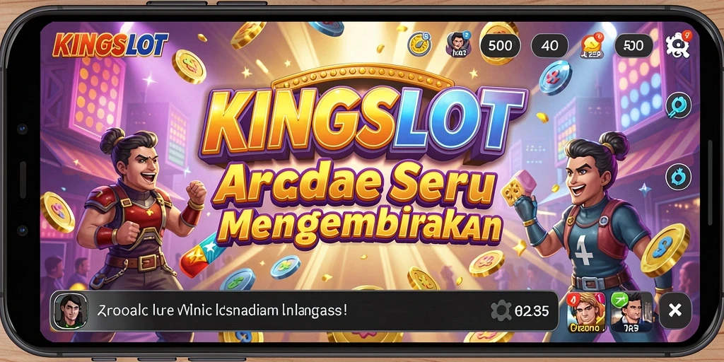 Tampilan gameplay KINGSLOT yang seru dan interaktif.