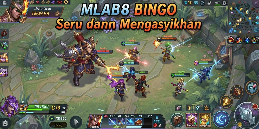 Screenshot gameplay Bingo MLBB8 yang menarik dan interaktif.