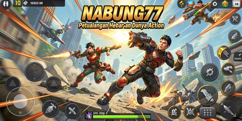 Gameplay NABUNG77 yang mendebarkan dan penuh aksi.