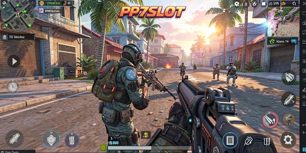 Screenshot gameplay PP7SLOT menampilkan aksi mendebarkan dan grafis yang memukau.